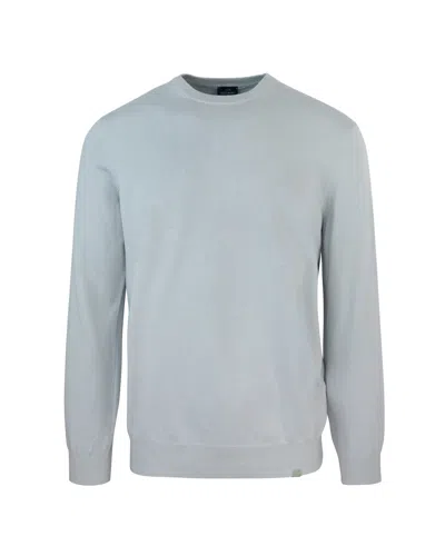 Paul & Shark Maglia Grigia Con Patch Logo Cucito In 072