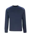 Paul & Shark Fresh Blue Cotton Sweater In Black
