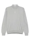 Paul & Shark Mélange-effect Sweatshirt In Grey