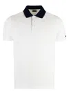 Paul & Shark Men's Short Sleeve Cotton Polo Shirt In White