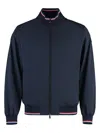 Paul & Shark Stripe Detailing Zip Jacket In Blue