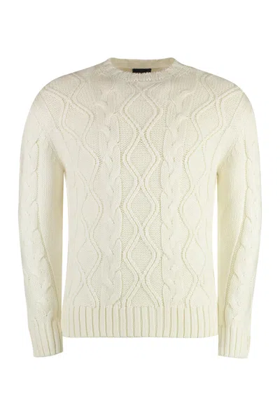 PAUL & SHARK MEN'S VIRGIN WOOL CREW-NECK SWEATER