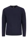 Paul & Shark Men's Wool Crew Neck With Arm Patch In Blue