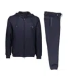 Paul & Shark Navy Blue Casual Jacket Sportswear Suit In Black