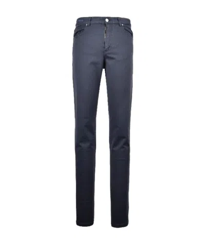 Paul & Shark Navy Blue Logo Jeans In Black