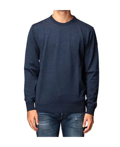Paul & Shark Navy Blue Round-neck Sweater