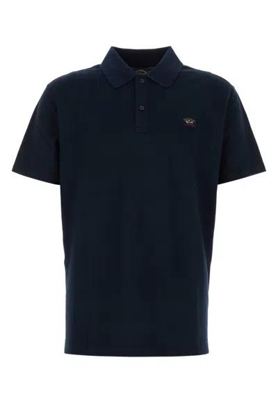 Paul & Shark Navy Blue Short Sleeve Logo Polo