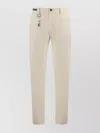 Paul & Shark Nylon Trousers With Belt Loops And Keychain