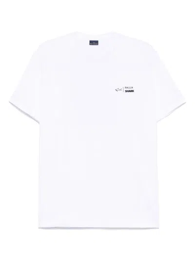 PAUL & SHARK OCEAN PRINT COTTON T-SHIRT