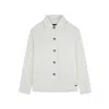 Paul & Shark Overshirt In Twill Di Cotone Stretch In Burro