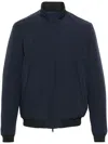 Paul & Shark Padded Bomber Jacket In Blue