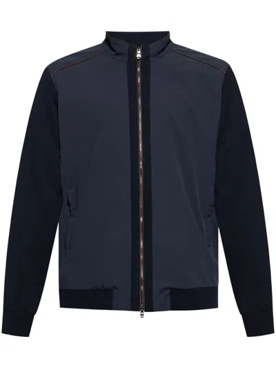 Paul & Shark Panelled Jacket In Blau