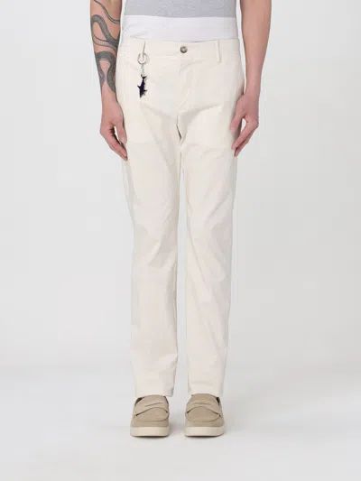 Paul & Shark Pants  Men Color Ivory In Ivory