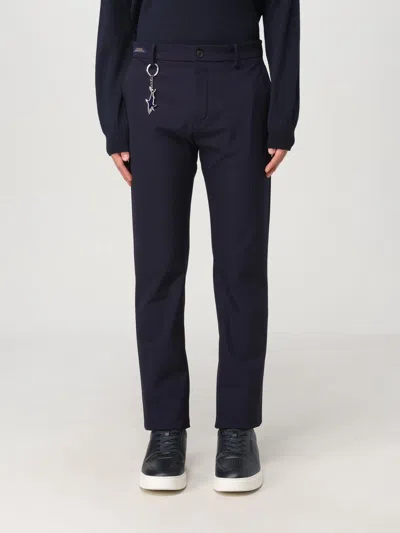 Paul & Shark Logo-charm Cotton Chinos In Navy