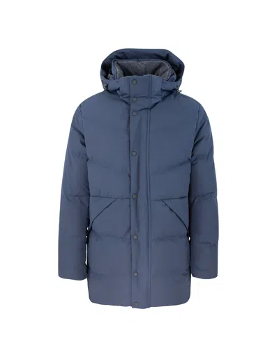 PAUL & SHARK BLUE TYPHOON PADDED PARKA