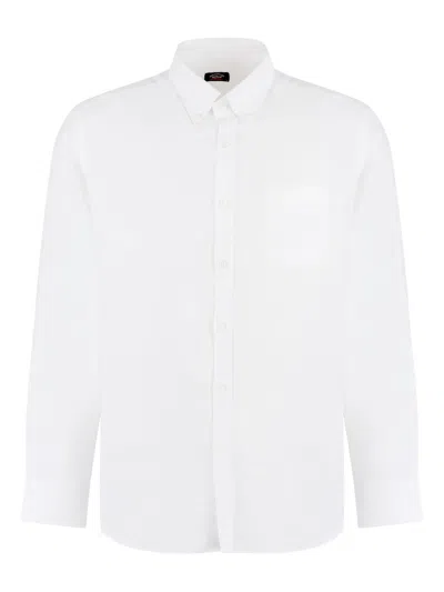 Paul & Shark Patch Pocket Shirt In White