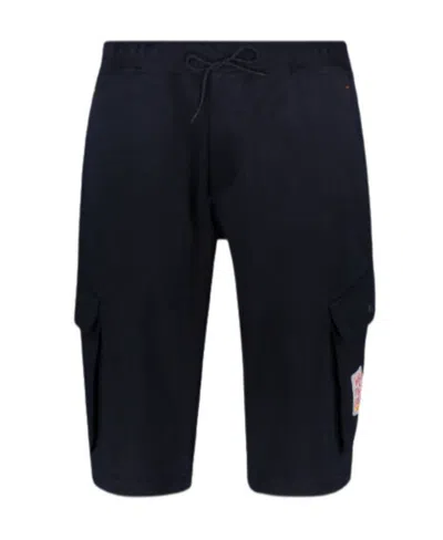 Paul & Shark Patch Shorts In Black