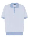 Paul & Shark Baby Blue Polo With Classic Collar And Button Fastening