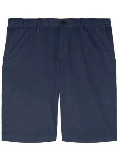 Paul & Shark Belt Belt Shorts In Blue