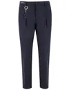 Paul & Shark Blue Chinos In Dynamic Stretch Fabric In Black