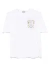 Paul & Shark Capri Embroidery X-soft Jersey T-shirt In White