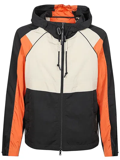 Paul & Shark Man Jacket Black Size Xl Nylon In Multi