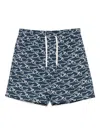 Paul & Shark Swim Trunks Print Drawstring Waistband