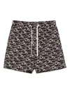 Paul & Shark Costume Da Bagno Con Stampa Shark All-over In Black