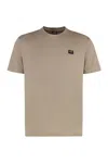 Paul & Shark Crew-neck Ribbed T-shirt Short Sleeves