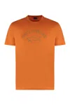 Paul & Shark Graphic Print Crew-neck Cotton T-shirt