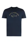Paul & Shark Ribbed Crew-neck Cotton T-shirt