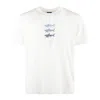 Paul & Shark Cotton Jersey T-shirt With Sharks Print In White
