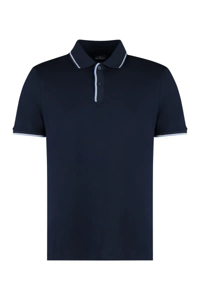 Paul & Shark Cotton-piqué Polo Shirt In Blue