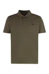 Paul & Shark Side-slit Hemline Polo Shirt In Green