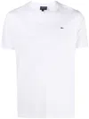 Paul & Shark Logo Patch Cotton T-shirt Clothing In White