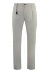 Paul & Shark Straight-leg Trousers In Grey