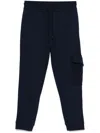 Paul & Shark Joggers Featuring Elastic Waistband And Ribbed Cuffs In Blue