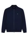 Paul & Shark Full-zip Cotton Blend Sweatshirt Clothing In Blue