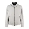 Paul & Shark Gray Polyester Bomber Jacket In Gray