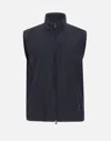 Paul & Shark Zip-up Gilet In Blue