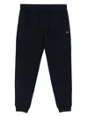 Paul & Shark Trousers Elastic Waistband Ribbed Cuffs In Blue