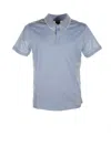 Paul & Shark Light Blue Short-sleeved Polo Shirt In Cotton
