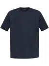 Paul & Shark Tone-on-tone Embroidery Cotton Jersey T-shirt Clothing In Blue