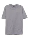 Paul & Shark Cotton T-shirt Logo Patch In Grey