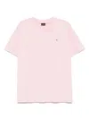 Paul & Shark Logo Patch Cotton T-shirt In Multicolor