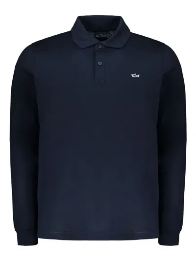 PAUL & SHARK PAUL & SHARK LONG SLEEVE COTTON POLO SHIRT