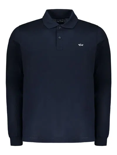 PAUL & SHARK PAUL & SHARK LONG-SLEEVE COTTON POLO SHIRT