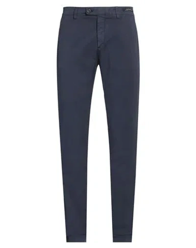 Paul & Shark Man Pants Navy Size 34 Cotton, Elastane