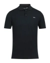 Paul & Shark Man Polo Shirt Black Size S Cotton