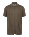 Paul & Shark Man Polo Shirt Khaki Size Xxl Cotton In Beige